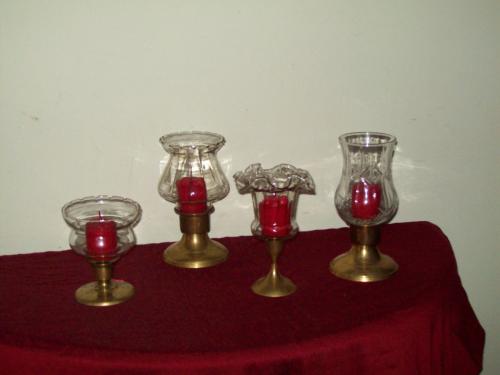candeleros de bronce 12cm a 19cm Q6000 TEL - Imagen 1