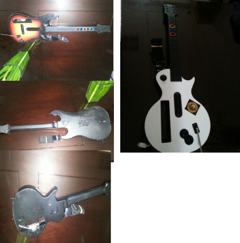 wii/WiiU Guitarras en Q225 c/u; control para  - Imagen 1