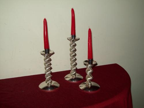 candeleros de plata Q15000 tel42046143 - Imagen 1