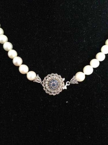 VENDO collar de perlas originales 14 cms d - Imagen 1