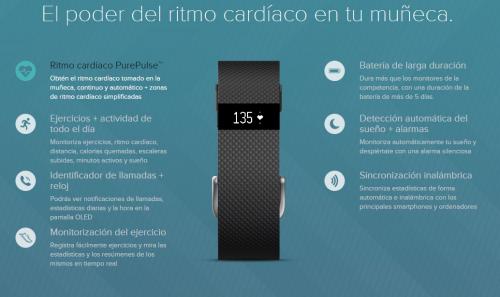 REMATO Pulsera ChargeHR Fitbit Para todo tip - Imagen 1
