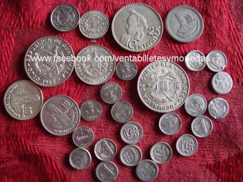 Vendo billetes y monedas antiguos de Guatemal - Imagen 3
