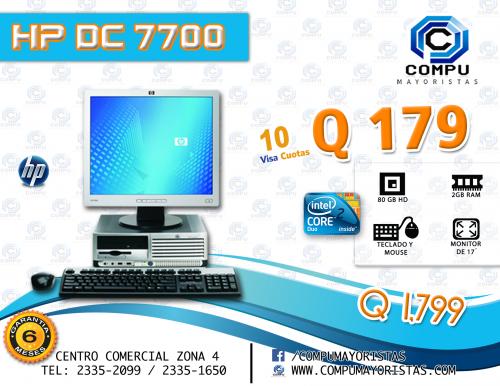 COMPUTADORAS A HP A TAN SOLO Q 179900 O 10  - Imagen 1