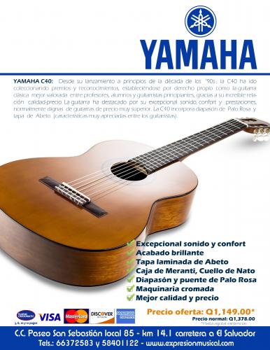 Guitarra Yamaha C40 Oferta: Q1149 NUEVA 3 6 - Imagen 1