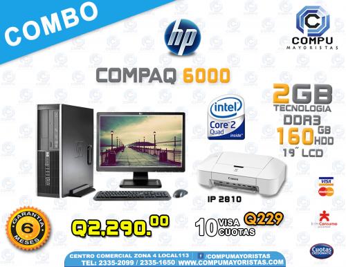 MINI COMBOS DE COMPUTADORAS HP COMPAQ CORE2QU - Imagen 1