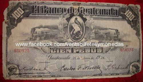 vendo estos billetes de Guatemala cualquier  - Imagen 2