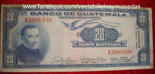vendo estos billetes de Guatemala cualquier  - Imagen 3