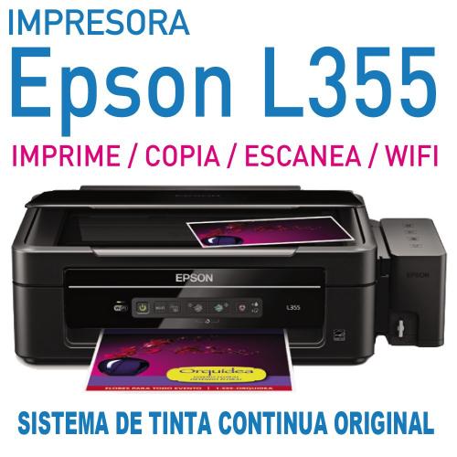 VENDO Impresora Multifuncional Epson L355 WIF - Imagen 1