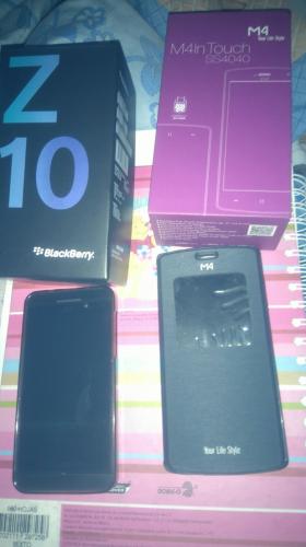 Vendo blackberry Z10 para claro con caja car - Imagen 1