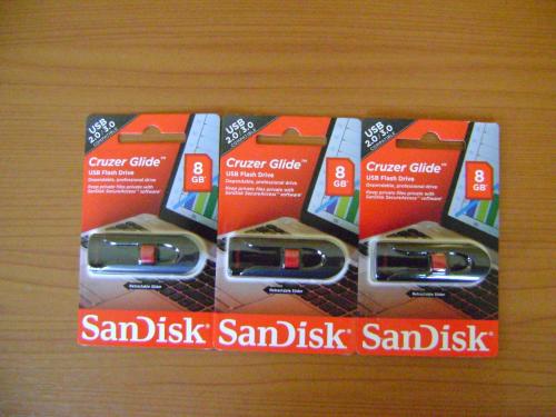 Memorias USB de 8 nuevas marca SANDISK con bo - Imagen 2