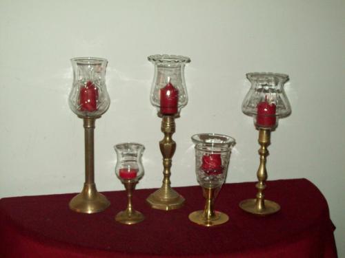 candeleros de bronce Q7000 cada uno tel4204 - Imagen 2