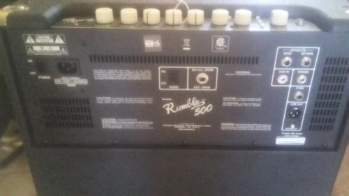 Amplificador para bajo Fender Rumble 500 2x10 - Imagen 2
