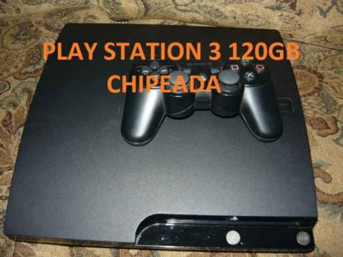 play station 3 de 120g chipeado con 6 juegos: - Imagen 1