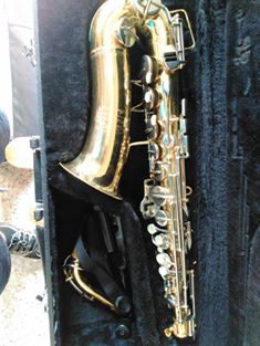 Saxofón alto Buescher Aristrocat 1970 boqu - Imagen 1
