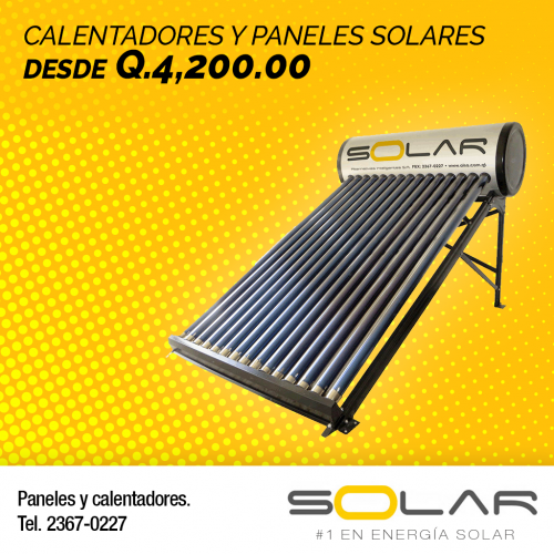 Calentador Solar de 150 litros a sólo Q2986 - Imagen 1