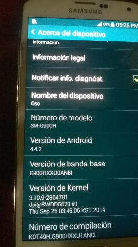 Samsung Galaxy S5 SMG900H Vendo para Claro e - Imagen 3