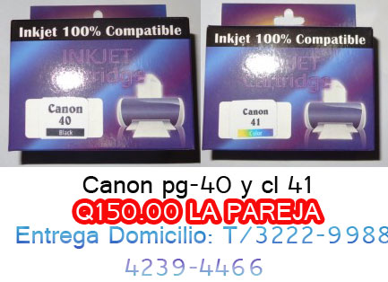 Canon 40 y 41 Generico en oferta Q15000 la p - Imagen 1