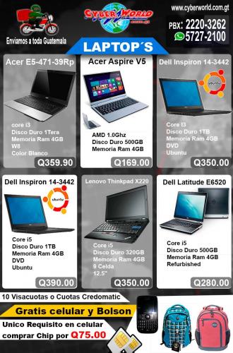 Laptop disponible en cuotas desde Q16900  G - Imagen 1