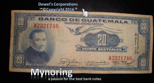 Vendo billetes antiguos de Guatemala y moneda - Imagen 1