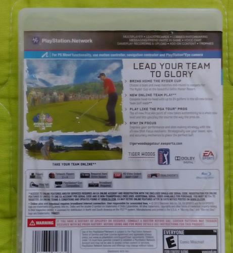 Un juego ps3 golf Tiger Woods pga tour 11 Ea  - Imagen 2