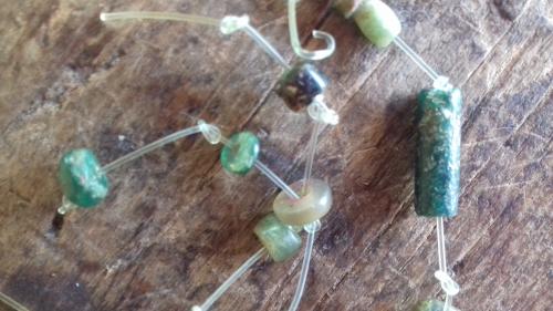 holatenguo 18 dijes de jade de barios colore - Imagen 1