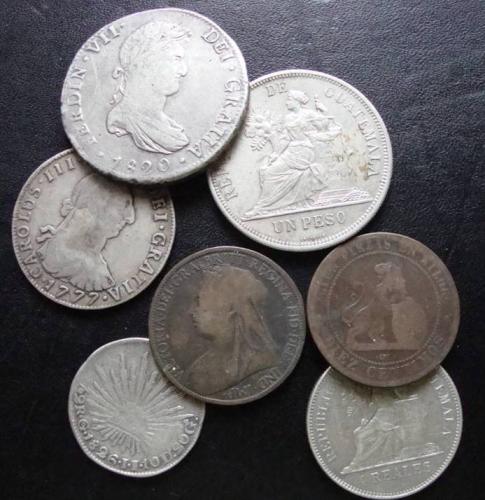 Vendo billetes y monedas de Guatemala muy ant - Imagen 1
