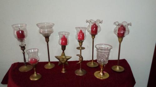 candeleros de bronce varios tamaÑos q5000 c - Imagen 1