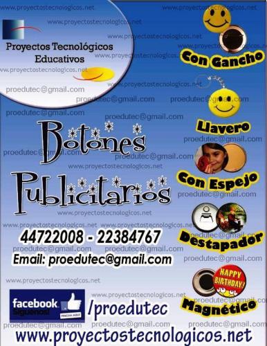Botones promocionales Guatemala  Publicite s - Imagen 3