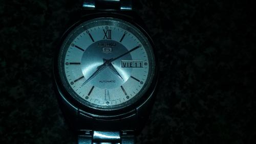 vendo reloj usado original marca seiko 5 todo - Imagen 3