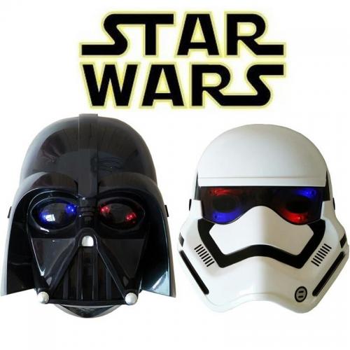 Mascaras de Super Heroes y Star Wars con Luz  - Imagen 1