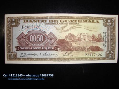 vendo billetes antiguos de GUatemala  atiend - Imagen 2