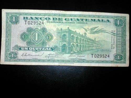 vendo billetes y monedas antiguas de Guatemal - Imagen 1