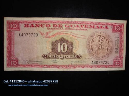 vendo billetes y monedas antiguas de Guatemal - Imagen 3