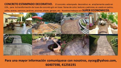 CONCRETO DECORATIVO ARTESTAMP Concreto decora - Imagen 2