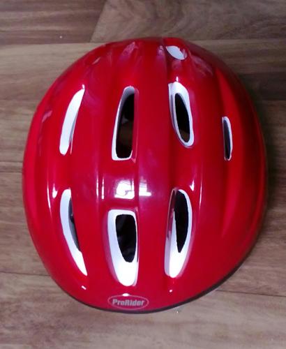 Casco ciclista color rojo pro rider Bicycle T - Imagen 1