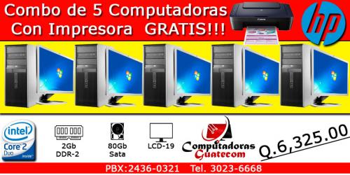 computadoras guatecom 53325797 combo de comp - Imagen 1