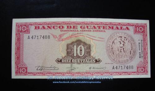 vendo monedas o billetes muy antiguos de Guat - Imagen 1