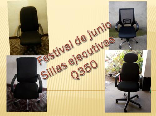 Ganga sillas ejecutivas reclinables Q350 par - Imagen 1