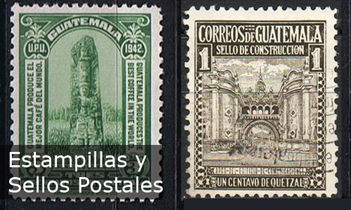 vendo sellos postales de guatemala y otros pa - Imagen 1