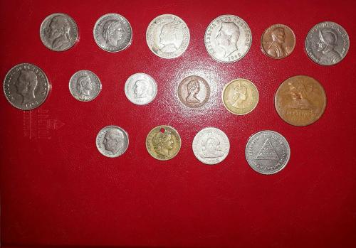 vendo coleccion de monedas antiguas de varios - Imagen 1