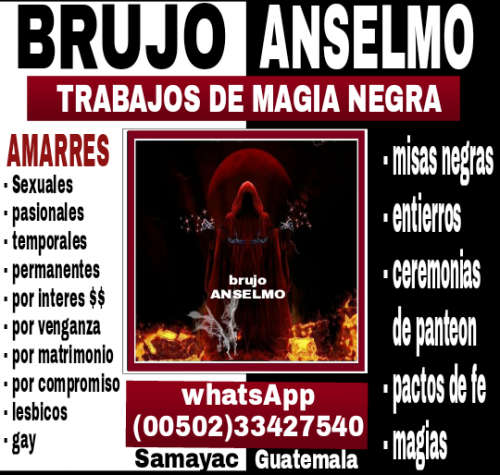 BRUJERIA REAL PARA AMARRES DE AMOR MAGIA BLA - Imagen 1
