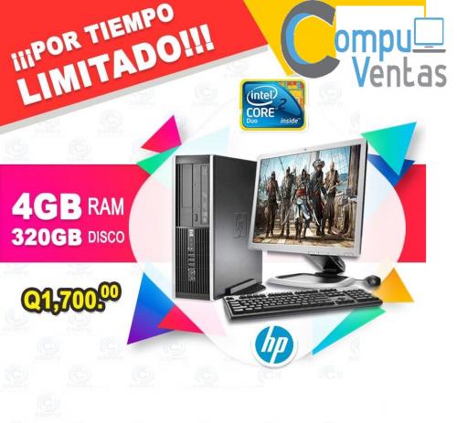 Computadoras HP 8000pro CORE2 DUO DDr3 Con 4G - Imagen 1