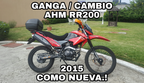 Q7999 Ganga Cambio AHM RR200 2015 NITIDA st - Imagen 1