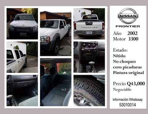 Pick up Nissan Frontier año 2002 - Imagen 1
