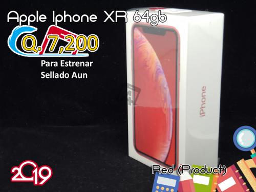 Apple iPhone XR Red (PRODUCT) de 64gb Sellado - Imagen 1