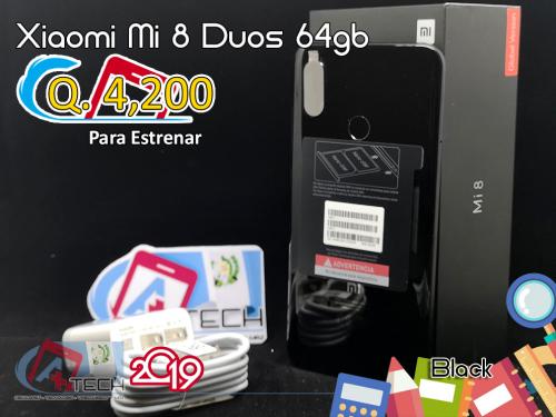Xiaomi Mi 8 Duos Black Para Estrenar Version - Imagen 1