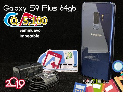 Samsung Galaxy S9 Plus Coral Blue de 64gb Sem - Imagen 1
