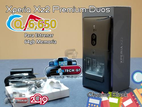 Sony Xperia XZ2 Premium Chrome Black Duos PAR - Imagen 1