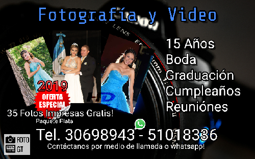 Fotógrafo y Video Para Eventos en Toda Guate - Imagen 1