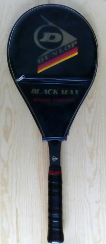 Una raqueta de tenis Black mx Dunlop con es - Imagen 1